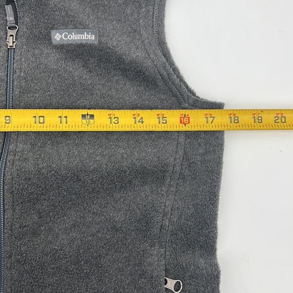 NWOT Columbia Gray Fleece Vest Kids Unisex Sz. M (10-12) - Picture 9 of 10